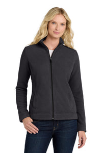 Port Authority  Women's Ultra Warm Brushed Fleece Jacket - Graphite/ Deep Black