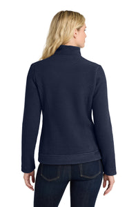 Port Authority  Women's Ultra Warm Brushed Fleece Jacket - Insignia Blue/ River Blue Navy Back