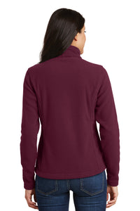 Port Authority Women's Value Fleece Jacket - Maroon Back