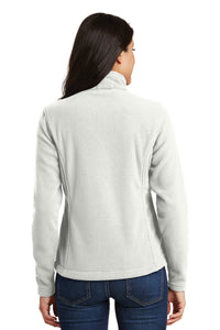 Port Authority Women's Value Fleece Jacket - Winter White Back