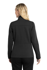 Port Authority Women's Pique Fleece Jacket - Black Back