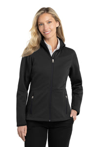 Port Authority Women's Pique Fleece Jacket - Black