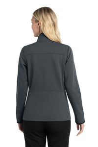 Port Authority Women's Pique Fleece Jacket - Graphite Back
