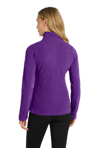 Port Authority Women's Microfleece Jacket - Amethyst Purple Back