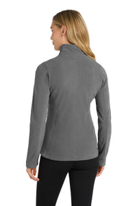Port Authority Women's Microfleece Jacket - Pearl Grey Back