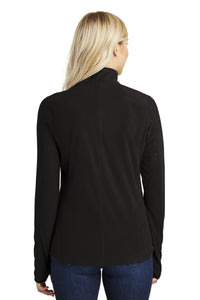 Port Authority Women's Microfleece 1/2-Zip Pullover - Black Back