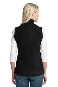 Port Authority Women's Microfleece Vest - Black Back