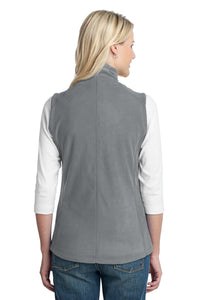 Port Authority Women's Microfleece Vest - Pearl Grey Back