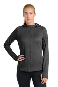 Sport-Tek Women's Tech Fleece Full-Zip Hooded Jacket - Graphite Heather