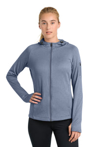 Sport-Tek Women's Tech Fleece Full-Zip Hooded Jacket - Grey Heather