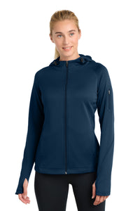 Sport-Tek Women's Tech Fleece Full-Zip Hooded Jacket - True Navy