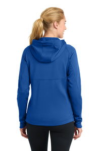 Sport-Tek Women's Tech Fleece Full-Zip Hooded Jacket - True Royal Back