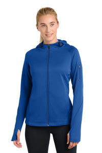 Sport-Tek Women's Tech Fleece Full-Zip Hooded Jacket - True Royal