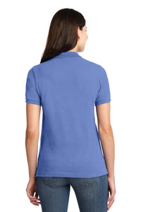 Port Authority Women's Heavyweight Cotton Pique Polo - Blueberry Back