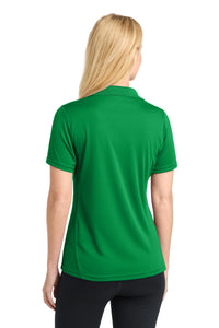 Sport-Tek Women's Dry Zone Raglan Accent Polo - Kelly Green Back