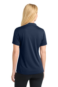 Sport-Tek Women's Dry Zone Raglan Accent Polo - True Navy Back