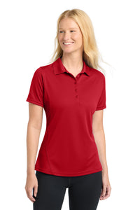 Sport-Tek Women's Dry Zone Raglan Accent Polo - True Red