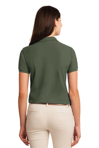 Port Authority Women's Silk Touch Polo - Clover Green Back