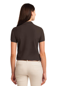 Port Authority Women's Silk Touch Polo - Coffee Bean Back