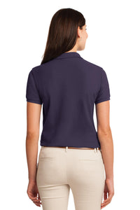 Port Authority Women's Silk Touch Polo - Eggplant Back