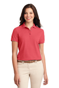 Port Authority Women's Silk Touch Polo - Hibiscus