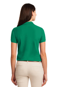 Port Authority Women's Silk Touch Polo - Kelly Green Back