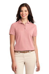 Port Authority Women's Silk Touch Polo - Light Pink