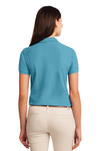 Port Authority Women's Silk Touch Polo - Maui Blue Back