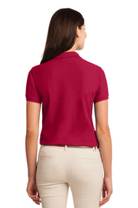 Port Authority Women's Silk Touch Polo - Red Back