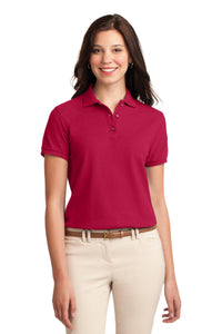 Port Authority Women's Silk Touch Polo - Red