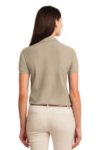Port Authority Women's Silk Touch Polo - Stone Back
