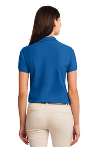 Port Authority Women's Silk Touch Polo - Strong Blue Back