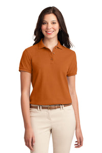 Port Authority Women's Silk Touch Polo - Texas Orange