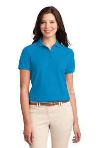 Port Authority Women's Silk Touch Polo - Turquoise