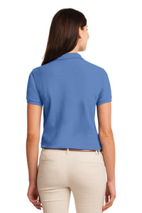 Port Authority Women's Silk Touch Polo - Ultramarine Blue Back