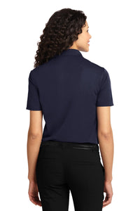 Port Authority Women's Dry Zone Ottoman Polo - Navy Back