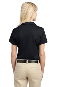 Port Authority Women's Tech Pique Polo - Black Back