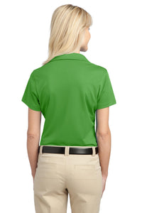 Port Authority Women's Tech Pique Polo - Cactus Green Back