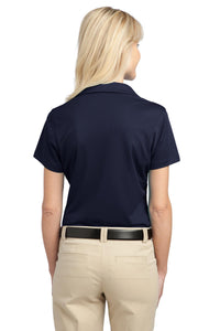 Port Authority Women's Tech Pique Polo - Dark Navy Back