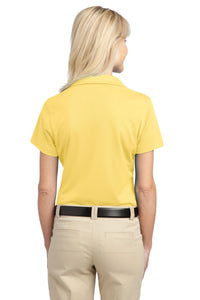 Port Authority Women's Tech Pique Polo - Splendid Yellow Back