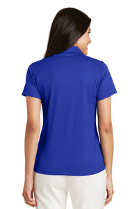 Port Authority Women's Performance Fine Jacquard Polo - Hyper Blue Back
