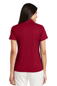Port Authority Women's Performance Fine Jacquard Polo - Rich Red Back