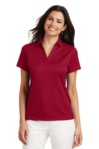 Port Authority Women's Performance Fine Jacquard Polo - Rich Red