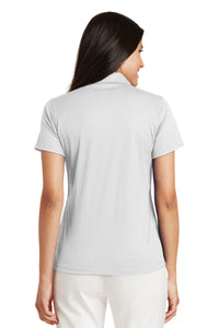 Port Authority Women's Performance Fine Jacquard Polo - White Back
