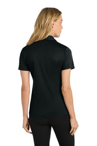 Port Authority Women's Silk Touch Performance Polo - Black Back