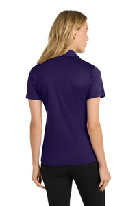 Port Authority Women's Silk Touch Performance Polo - Bright Purple Back