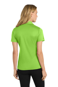 Port Authority Women's Silk Touch Performance Polo - Lime Back