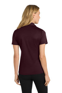 Port Authority Women's Silk Touch Performance Polo - Maroon Back