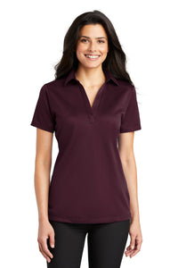 Port Authority Women's Silk Touch Performance Polo - Maroon