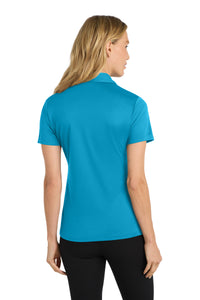 Port Authority Women's Silk Touch Performance Polo - Parcel Blue Back